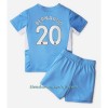 Conjunto (Camiseta+Pantalón Corto) Manchester City Bernardo Silva 20 Primera Equipación 2021/22 - Niño